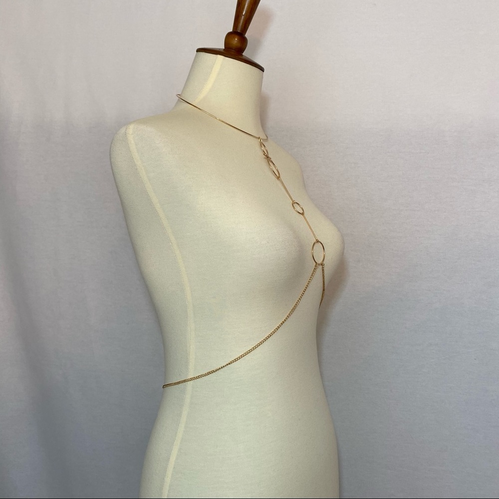 Punk Boho Bikini Waist Chain Body Harness Necklace - Picture 13 of 15